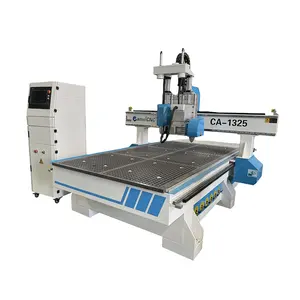 4 axis 1325 vacuum table woodworking cutting carving cnc router with saw blades