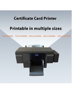 Imprimante photo grand format et d'étiquettes d'identification à jet d'encre USB noir et blanc KAQI INK800 pour cartes plastiques de tailles 70*100/80*120/90*130/102*145