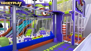 LUCKYPLAY Parque de Aventuras Interior con Circuito de Cuerdas en Altura - Modelo de Parque de Aventuras Luckyplay con Certificación CE, Tamaño Personalizado - Product Image 5