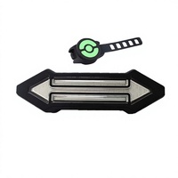 Feu arrière COB de vélo de montagne de nouvelle génération avec clignotants intégrés et batterie rechargeable par USB pour une visibilité nocturne améliorée