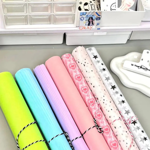Papier d'emballage imprimé en petites séries, écologique, réutilisable, résistant à l'humidité, biodégradable, 100% pâte vierge, MOQ 100, couleurs assorties - Product Image 6