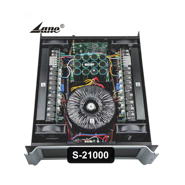 Lane S-21000 New Arrival Professional Class H 3U 2-Channel PA Amplifier 3200W High Power Made in China