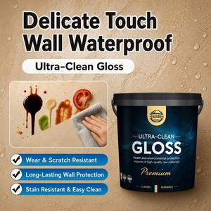 Peinture décorative murale intérieure et extérieure VALIDEA Super Clean Crystal Gloss Spray Topcoat à base d'eau, silicone, acrylique, brillante - Product Image 1