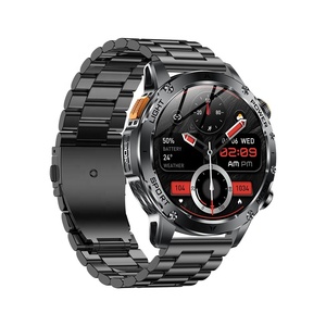 AK87 Steel Strap <b>Smart</b> Watch for Men 2025 1.7" Big Screen Fitness Tracker with BT Call Flashlight IP68 Outdoor Sports Watch - Product Image 2