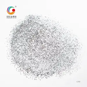 GH4000 Factory Wholesale Bulk Silver PET Hexagonal Glitter Powder For Nail Art Paper Printing Wallpaper