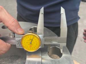 Schweiß flansch EN 1092-1-11 WNF WN RF Geschmiedeter Flansch <span class=keywords><strong>PN63</strong></span> DN150 SCH40 SS 316 Edelstahl-Schweiß flansch mit erhöhtem Gesicht - Product Image 6