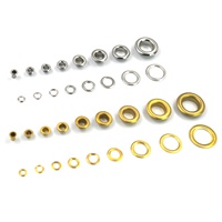 Accessoires de chaussures en gros : Rivets ronds en laiton massif de 5 mm à 21 mm, œillets métalliques noirs pour cuir