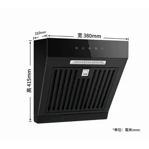 Small Type New Design Side Suction Big Suction Kitchen Chimney Cooker Smoke Extractor Exhaust Range Hood
