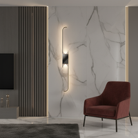Lampu Dinding Modern Strip Nordik Berkualitas Tinggi untuk Dekorasi Rumah, Latar Belakang Ruang Tamu, Kamar Tidur, Lampu Dinding LED Modern