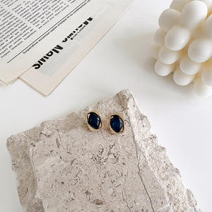 Pendientes de Gota Azul <span class=keywords><strong>Klein</strong></span> geométricos Primavera Verano al por mayor para niñas - Product Image 4