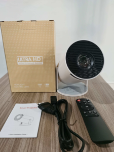 Proiettore a Tiro Corto Hy300 Pro Plus 720P con Wifi 6 Sistema Operativo Android 11 200 ANSI Mini Proiettore Portatile per Cinema all'Aperto e Domestico - Product Image 1