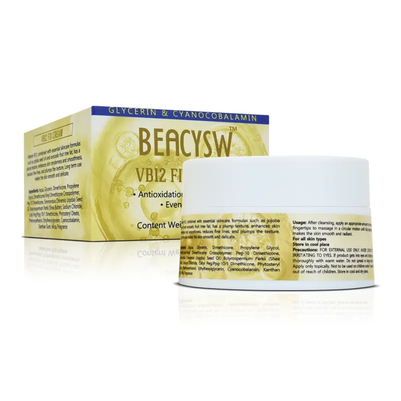 Wholesaler Super Partner Moisturizing Formula Penetrates Skin to Erase the Appearance of Fine Lines & Wrinkles Vitamin B Cream