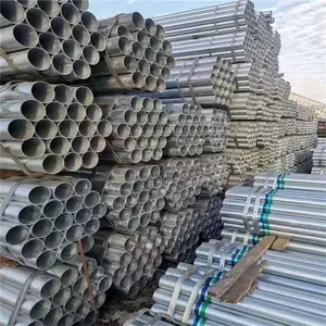 Steel Pipe Factory Produces Various Types Of Galvanized Steel Pipes Tube At Good Prices