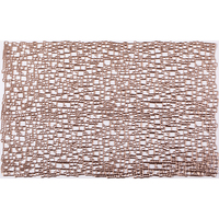 Set de table rectangulaire simple, creux, moderne, en PVC écologique de 1 mm d'épaisseur, pour Noël