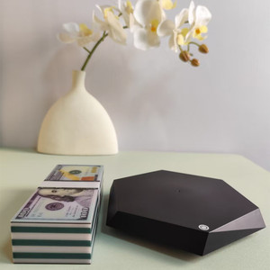 Levitación Magnética Creativa Impresa en 3D 360 °   Lámpara Flotante con Efecto de Dinero, Luz LED de Cambio de Color, Decoración Tecnológica para el Hogar - Product Image 6
