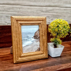 Wooden Photo <b>Frame</b> Rustic Natural Wood Picture <b>Frame</b> for <b>Wall</b> Décor Family Kids Memories Home Bedroom Living Room Display - Product Image 3
