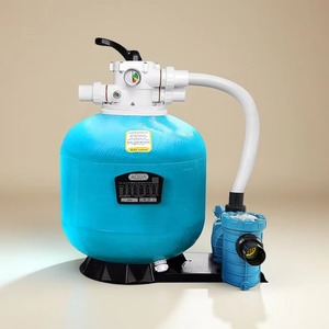 Máquina de Bomba de Arena para Filtro de <span class=keywords><strong>Piscina</strong></span> Integrada, Silla de Acero y Fibra de Vidrio con Soporte de Acero Inoxidable, Función de Limpieza de Piscinas - Product Image 2