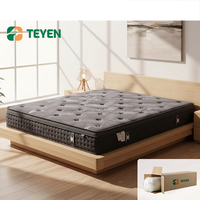Matelas personnalisé compressé sous vide, hybride, en mousse à mémoire de forme et ressorts ensachés, avec couche supérieure confortable – Fournisseur de matelas