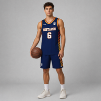 HOSTARON Maillot de basket réversible personnalisé Maillot cousu personnalisé Vêtements de basket-ball Uniforme de basket-ball à sublimation