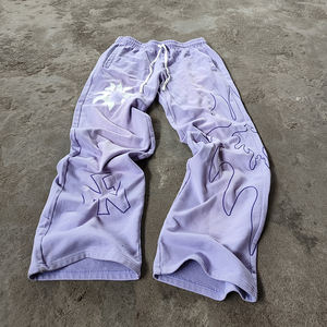 Conjunto de Sudadera con Capucha y Pantalones Deportivos de Algodón de Alta Calidad YYSY, Felpa, Lavado Ácido, Personalizado, para Hombre - Product Image 4