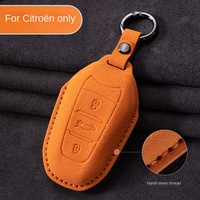 Étui à clés en daim style ethnique Citron C-Elyse pour C3/C5/X/C4/L/C5 Aircross/C6 avec boucle, fabriqué en Chine