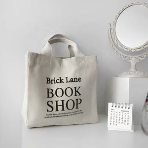 High Quality Oversize Custom Printed Organic Cotton Canvas <b>Tote</b> <b>Bag</b> Cotton Canvas Zipper Pouch <b>Bag</b> - Product Image 2