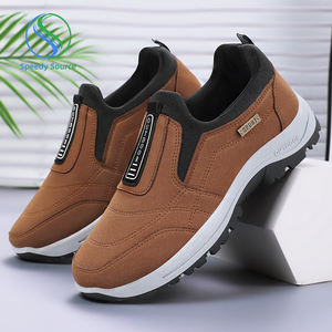 2025 usine personnalisé chaussures pour hommes semelles antidérapantes mode nouveau cuir respirant printemps et automne hommes chaussures de Fitness - Product Image 1