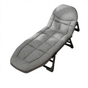 Lit pliant individuel en métal pour extérieur, plage, bureau, pause déjeuner, sommeil, <span class=keywords><strong>accompagnement</strong></span> hospitalier, personnes âgées, femmes enceintes, animaux de compagnie - Product Image 1