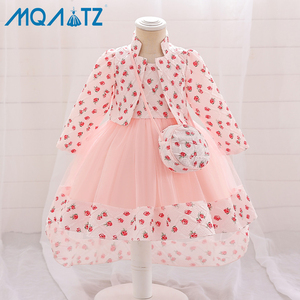 MQATZ <strong>Baby</strong> Girls Party Birthday 2 Years Girls Dresses Kids <strong>Clothes</strong> Wholesale Comfortable Kids Wear With Bag - Product Image 3