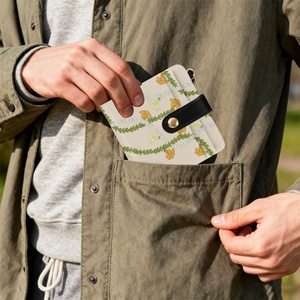 Hawaiian Puakenikeni Lei Flower Pikake Credit Card <b>Wallet</b> Zipper Card Holder Women's RFID Blocking <b>Small</b> Leather <b>Wallets</b> - Product Image 6