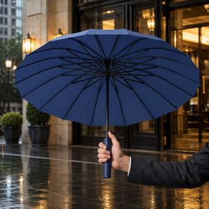 Nouvelle Arrivée Parapluie d'extérieur 24K Droit Automatique Personnalisé avec Logo Promotionnel Vente en Gros - Product Image 3