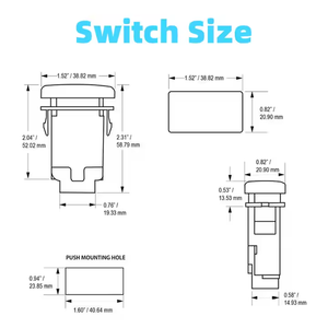 مفتاح لتويوتا هايلكس برادو لاندكروزر هايس 12 فولت ضوء الضباب التلقائي على/قبالة بقعة ضوء التبديل - Product Image 3