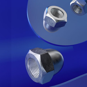 Écrous hexagonaux Baifit M14 en acier au carbone zingué classe C pour l'industrie de la construction - Product Image 2