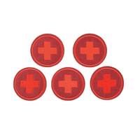 Patchs en tissu polyester personnalisés avec logo brodé pour vêtements, chaussures, chapeaux, boîtes - Autocollants de réparation à découper et design personnalisable