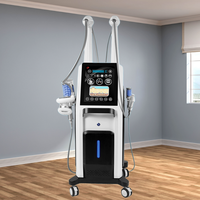 Appareil amincissant multifonctionnel à 5 poignées avec rouleau 360° et aspiration sous vide pour lifting du visage, élimination des rides et raffermissement
