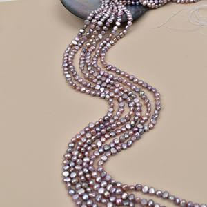 Perlas de Agua Dulce Naturales de Color Morado Demonio, de 4-5 mm, con Luz Intensa y Dispersión de Luz en Ambos Lados, para Joyería DIY, Perlas Sueltas - Product Image 4