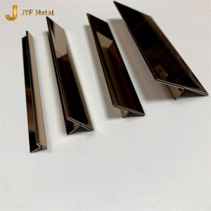 Perfil en T Minimalista de Acero Inoxidable EX512 para Paredes y Pisos, Línea Decorativa en Forma de T para Interiores, Diseño de Pared para Hoteles y Villas - Product Image 4