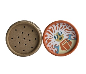 Emballage cylindrique en papier kraft naturel écologique avec tamis pour boîte à poivre imprimée - Product Image 4