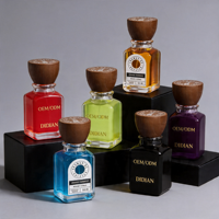 Emballage de flacon de parfum en verre au design unique, 50 ml, 100 ml, flacons de parfum vaporisateur, 30 ml, flacon de parfum en verre de luxe avec boîte