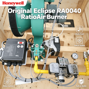 Brûleur à gaz industriel Honeywell Eclipse RA0400 à tube en alliage, pièce de chaudière - Product Image 1