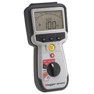 Memoria para el Probador de Aislamiento MIT420/2 Voltímetro de Voltaje Ajustable 1000V True RMS 200G, Comprobador de Continuidad de Aislamiento, Temporizador de 60s, Almacenamiento de Resultados - Product Image 5