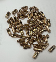 Chaîne à billes en acier inoxydable de 2, 4, 6, 8, 10 mm avec maillons, boucles de taille, connecteurs, fermoirs, perles d'extrémité et perles à sertir pour la fabrication de bijoux DIY