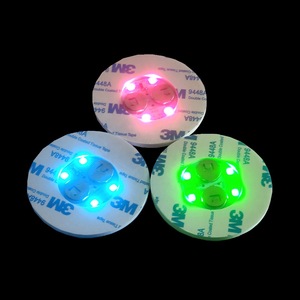 Posavasos de plástico EVA luminosos personalizables para Decoración de mesa corporativa, alfombrillas dedicadas transfronterizas para tienda de té de la leche - Product Image 1