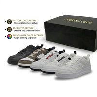 Baskets de skateboard pour hommes personnalisées à marque privée, imprimées en 3D, en maille, à lacets, durables, rétro, à motif écossais épais, toutes saisons