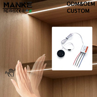 Controlador LED AC110-220V 500w con Sensor Táctil de Escaneo Manual para Muebles de Cocina, Armarios y Gabinetes, Permite Atenuación y Penetración en Madera