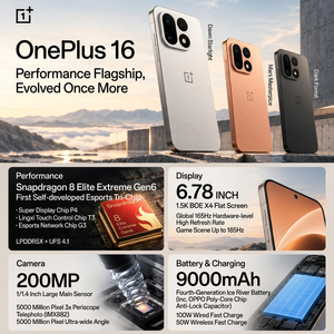 2026 New OPPO OnePlus 16 Smartphone, Snapdragon 8 Gen6 Elite, 185Hz Oriental Display, 9000mAh,200MP <b>Camera</b>, ColorOS 17 - Product Image 6