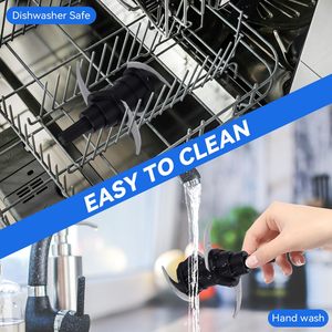Lame de rechange compatible avec le <span class=keywords><strong>robot</strong></span> <span class=keywords><strong>culinaire</strong></span> Ninnja NJ100 NJ100WM avec bol de 16 oz, hachoir NJ Express, accessoire de mixeur à 4 points - Product Image 6