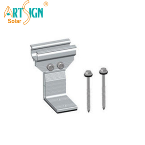 Support de montage de panneau solaire en forme de L <span class=keywords><strong>pour</strong></span> toit métallique en aluminium 6005-T5, support solaire réglable en forme de L <span class=keywords><strong>pour</strong></span> système de support photovoltaïque |   Art Sign - Product Image 5