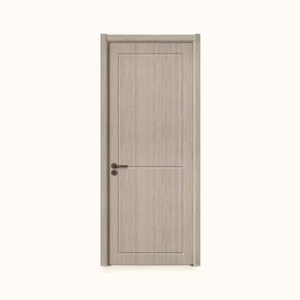 Puertas de madera interiores minimalistas WPC para dormitorio, baño, sala de estar, resistente al agua, insonorizadas, pedido a granel para Hotel y Hospital - Product Image 3
