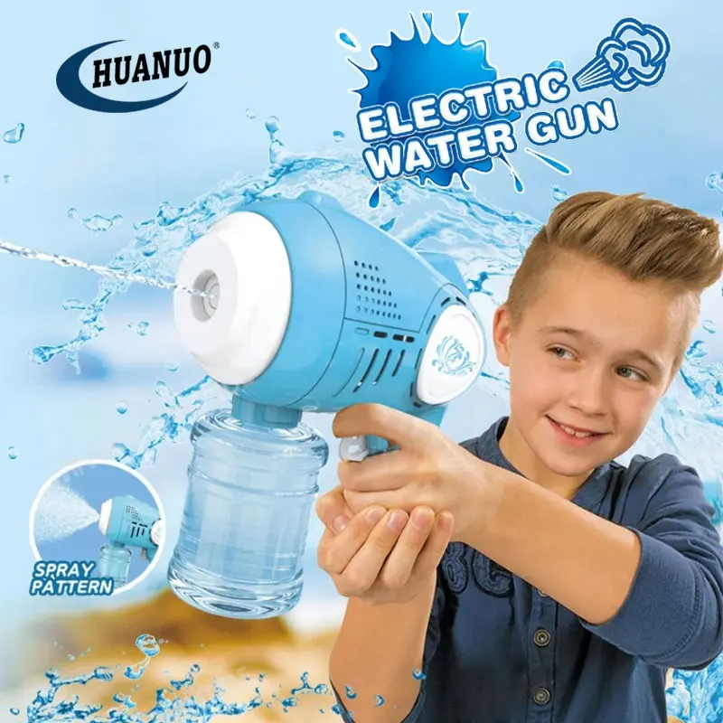 2 in 1 Electric Water Gun With Spray Children Summer Outdoor Play Toy Automatic Water Gun
